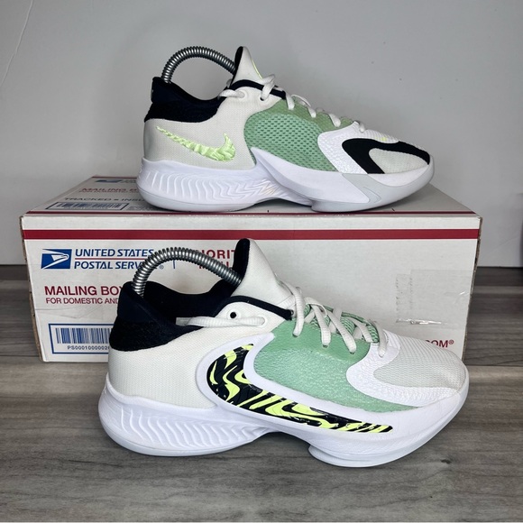 Nike Other - Nike Zoom Freak 4 Greek Coastline Shoes Kids 5Y DQ0553-100 Basketball Hoops